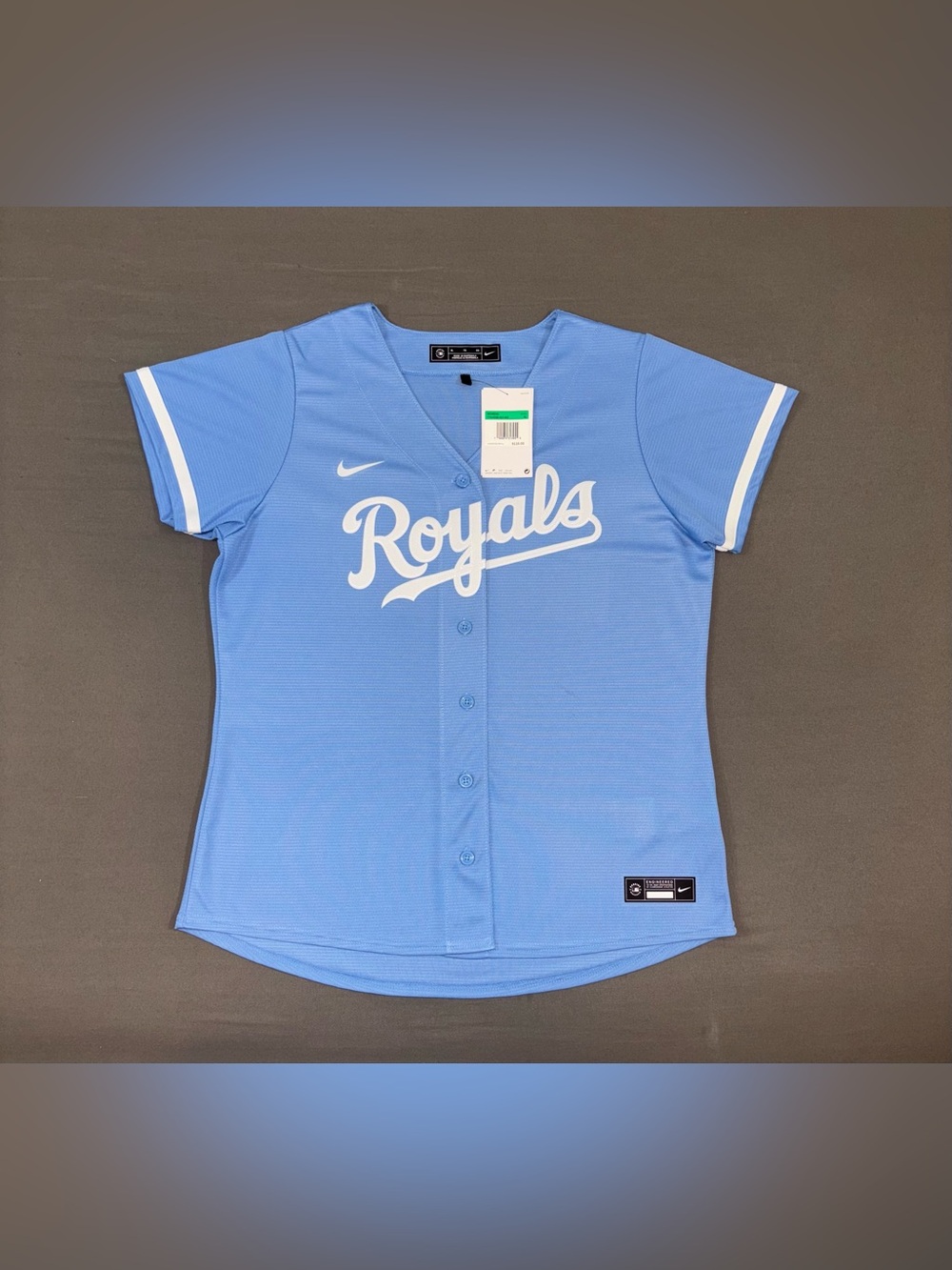 Women’s Kansas City Royals MLB Jersey Light Blue Size XL
